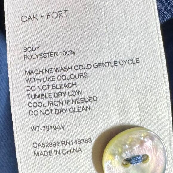 Oak & Fort Blue blouse S - Picture 5 of 5